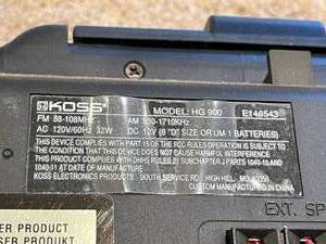 lot 89 image: Koss CD  AM  FM  Cassette Corder