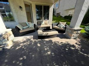 lot 80 image: Wicker Configurable Patio Furniture