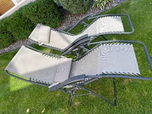 lot 124 image: Adjustable Patio Loungers