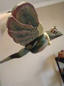 Balinese Wooden Frog Mobile