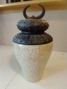 Awesome Pottery Jar With Lid