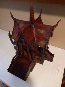Stunning Handcrafted Wooden TempleShrine() Model