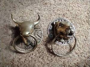 Two Metal Door Knockers