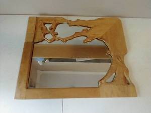 Mirror in Carved Wooden Frame