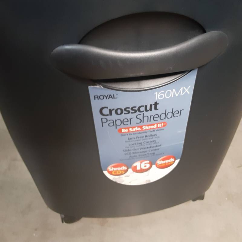 Royal 160mx Crosscut Media Paper Sh...
