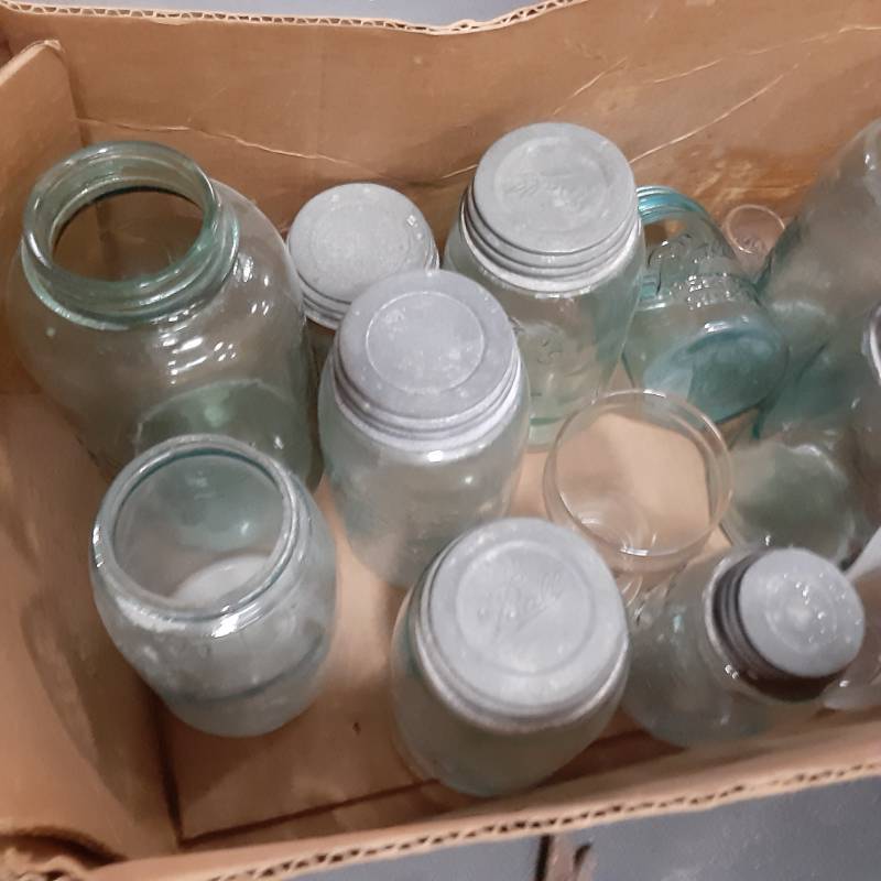 (2) Boxes of Canning Jars and other...