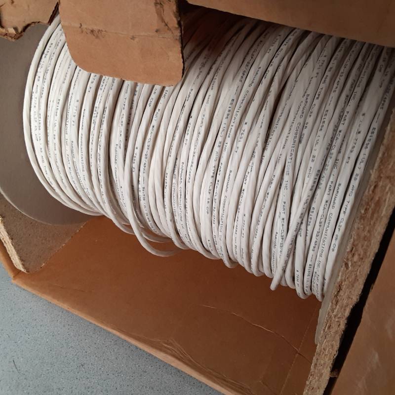 (3) Spools of Wire Communication C...