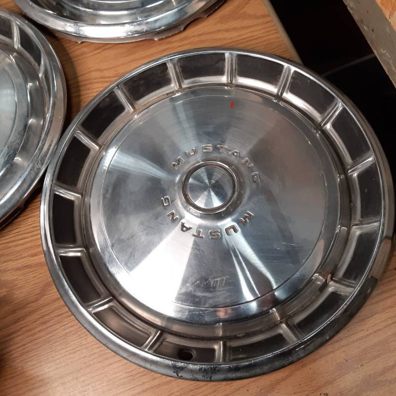 (3) Vintage Mustang Hubcaps...