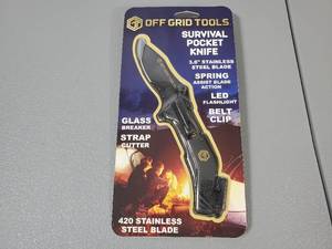 lot 30 image: New Off The Grid Tools Survival Pocket Knife