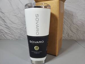 lot 34 image: New Sovaro 28 Oz Stainless Steel Tumbler