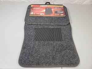 lot 39 image: New 4 Piece Motor Trend Vehicle Mat Set