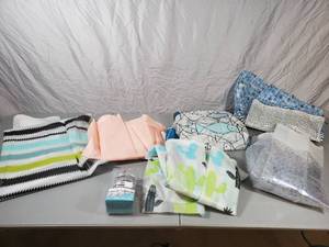 lot 56 image: New Shower Curtains and Hooks