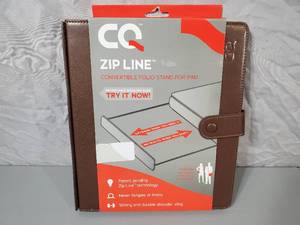 lot 77 image: New CQ Zip Line Convertible Folio Stand for Ipad