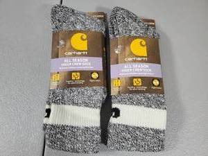 lot 86 image: 2 New Pair of Womens Carhartt All Season Hiker Crew Socks