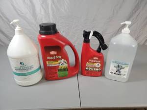 lot 109 image: New Ortho Bug Killer and Huge Bottles of Hand Sanitizer