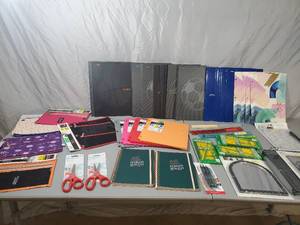 lot 116 image: Large Assortment of New School  Office Supplies