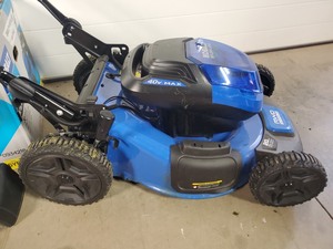 lot 5 image: Kobalt 40 Volt Lithium Ion Self Propelled Lawn Mower with Battery and Charger