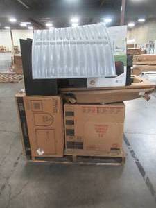lot 308 image: WHOLESALE MIXED PALLET OF MISCELLANEOUS MAILBOXES AND GARAGE ITEMS