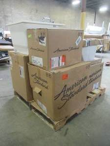 lot 323 image: WHOLESALE MIXED PALLET OF MISCELLANEOUS TOILET PARTS