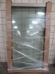 lot 503 image: Single Sliding Patio Replacement Door In Gray Tone, 48 x 79 Tall.