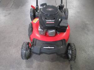 lot 52 image: PowerSmart Lawn Mower, 21-inch & 170CC, Gas Powered Self-Propelled Lawn Mower DB2321SR