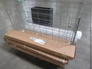 lot 122 image: WHOLESALE MIXED PALLET OF MISCELLANEOUS BLINDS, BUILDING MATERIALS