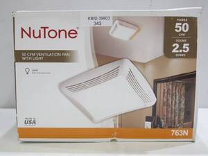lot 343 image: Broan-NuTone 763N 50 CFM Ceiling Bathroom Exhaust Fan with Light