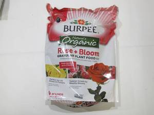 lot 351 image: 8 Bags Burpee Rose  Bloom Granular Dry Plant Food - 32 Lbs