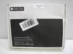 lot 317 image: Delta Windemere 8 in. Widespread 2-Handle Bathroom Faucet with Metal Drain Assembly in Oil-Rubbed Bronze