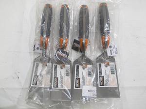 lot 354 image: 4-Pack RIDGID 5 in x 2 in Margin Trowel Paint Scraper Tools