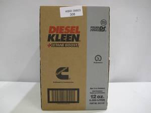 lot 308 image: 1 Case (9 Bottles)  Power Service Diesel Kleen Cetane Boost - For Cummins, Duramax, Powerstroke - 108 Oz