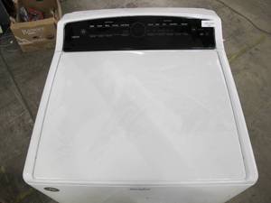 lot 305 image: Whirlpool - Cabrio 4.8 Cu. Ft. 26-Cycle High-Efficiency Top-Loading Washer - White WTW7000DW