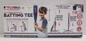 lot 370 image: Franklin Sports MLB Playball 2 in 1 Grow With Me Batting Tee
