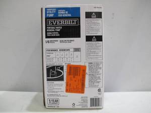 lot 408 image: Everbilt 16 HP Plastic Submersible Utility Pump