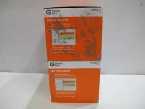 lot 412 image: 2-Pack Commercial Electric 4 Pack 5 & 6 Inch LED Color Changing Recessed Trim (2 Packs of 4 Items)