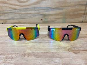 lot 27 image: Pit Viper Lot of 2 Pairs of Sunglasses (replicas)