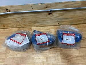 lot 52 image: MILWAUKEE Lot of 3-  Heavy Duty Nylon Slings (4 IN X 15 FT)