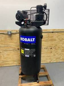 lot 13 image: KOBALT 60-Gallon Single Stage Electric Vertical Air Compressor