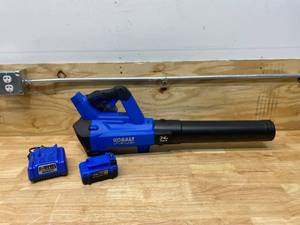 lot 16 image: KOBALT 24-Volt Max 100-MPH Brushless Handheld Cordless Electric Leaf Blower 4 Ah(Battery & Charger Included)