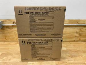 lot 67 image: Sani-Cloth Lot of 2 Cases of Bleach Disinfecting Wipes, 65Pack (6 packs per case)