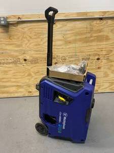 lot 17 image: WESTINGHOUSE iGen4500DF 45003700 Watt Dual Fuel Portable Inverter Generator with LED Display ElectricRemote Start and RV-Ready (non-working)