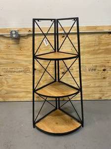 lot 82 image: Corner Shelving Unit