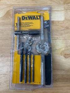lot 78 image: DEWALT Fractional Tap and Large Hexagon Die Set (14-Piece)