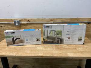 lot 104 image: MOEN Lot of 2 Faucets