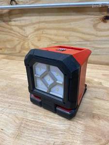 lot 114 image: MILWAUKEE M18 18-Volt 1500 Lumens Lithium-Ion Cordless Rover LED Mounting Flood Light (Tool-Only)