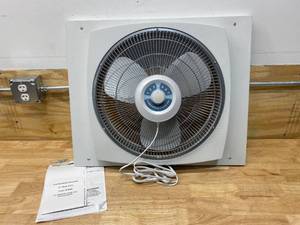 lot 116 image: LASKO 16 in. Window Fan with EZ-Dial Ventilation