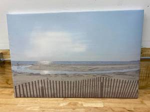 lot 119 image: 24-in H x 36-in W Coastal Canvas Print