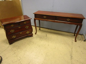 lot 506 image: SUPERIOR FURNITURE CONSOLE, DRAWER CHEST