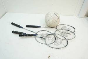 Badminton and volley ball game set