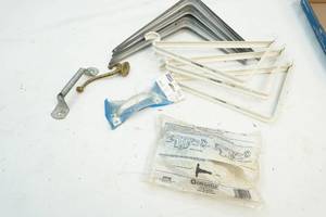 Brackets, latch and handles